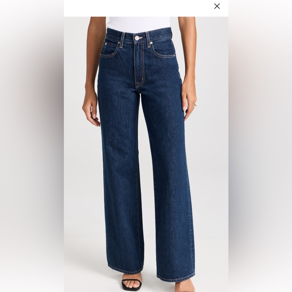 SLVRLAKE Dark Blue Flare Jeans
